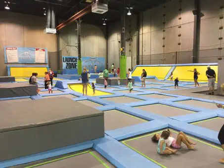 freefall trampoline park about