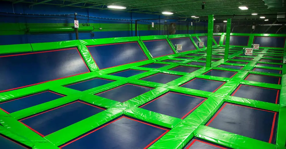 Rebounderz Trampoline Park Main Court