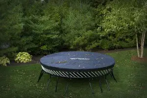 An All Weather Trampoline Cover